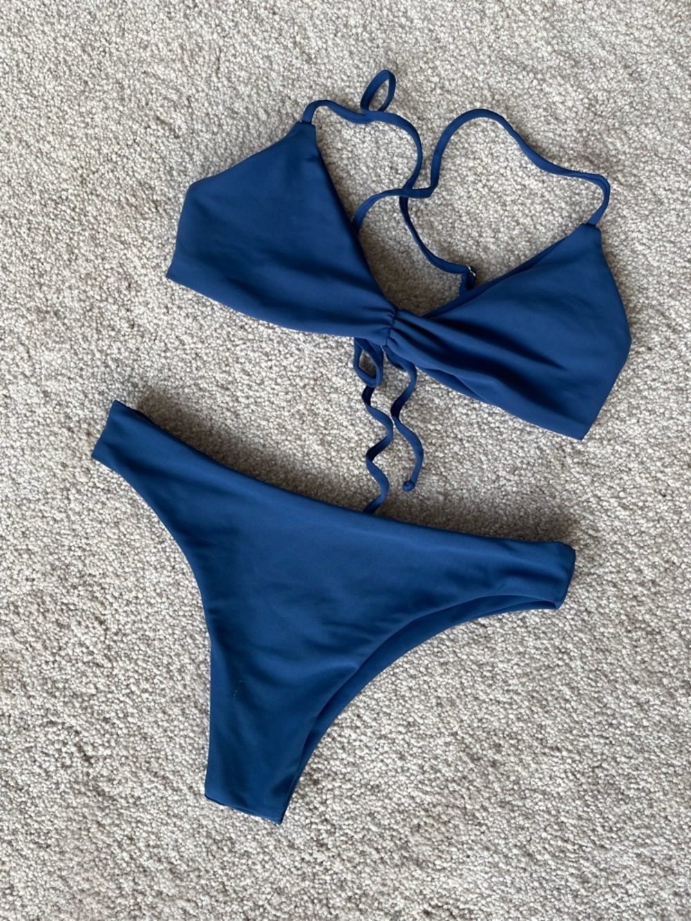 Skatie Navy Blue Bikini Set
